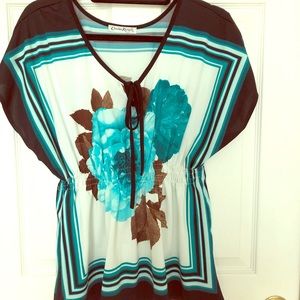 Beautiful floral print blouse